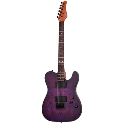 PT Standard Purple Burst Burl Schecter image 3