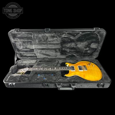 PRS Santana Retro 10 Top Sprayer's Choice Santana Yellow Gold Holoflake Back w/case 0415510 image 11