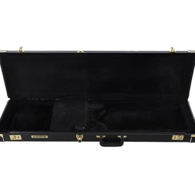 099-6424-000 Gretsch G6239 Black Tolex Hardshell with Plush Guitar Case for Bo Diddley