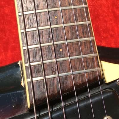 1966 Mosrite Ventures Model MK 1 Sunburst vintage with original case image 9