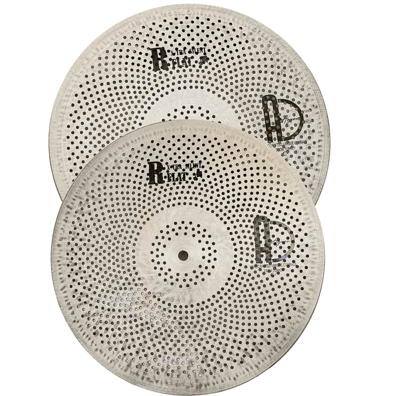 Agean Cymbals X-tra Silent Flat R-Series Low Volume 14" Hi-hat image 1