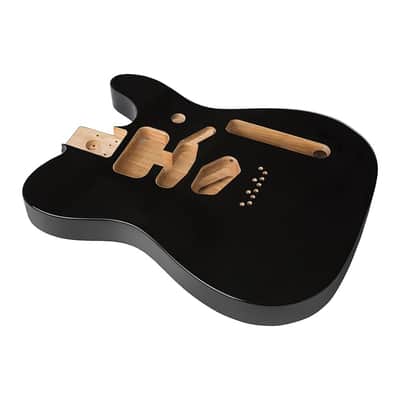 Fender Deluxe Series S/S/H Telecaster Alder Body (Black) image 3