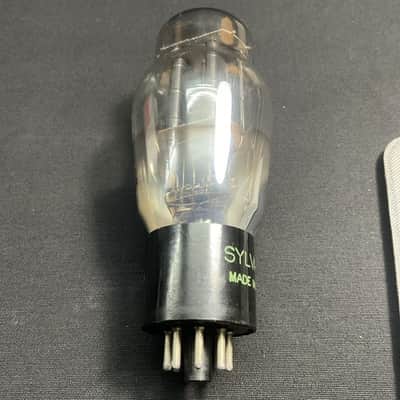 SYLVANIA 6B4G POWER VACUUM TUBE TESTED VINTAGE BLACK PLATES G.10426.C image 2
