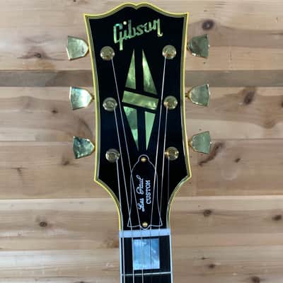 Gibson M2M 68 Les Paul Custom Electric Guitar - Heavy Antique White image 3