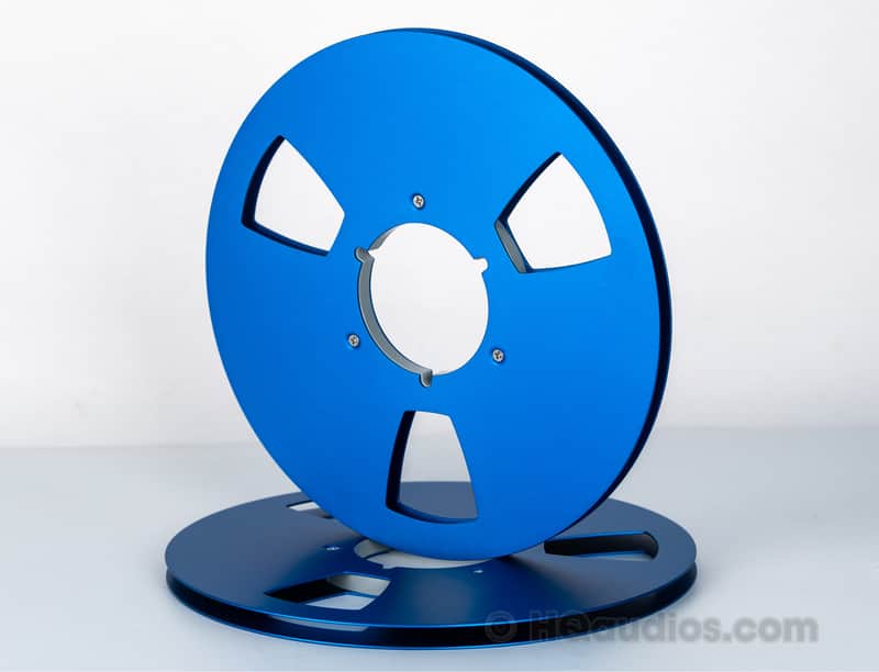 Aluminum Empty Tape Reel for Reel To Reel Tape Recorder (Single) – 10.5 inch – Navy Blue Color 1Yr WRT image 1