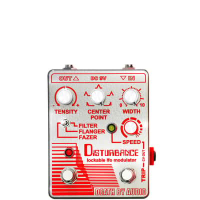 Death By Audio Disturbance Lockable LFO Modulator 2023 - Present - Silver / Red image 6