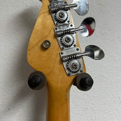 Fender Coronado Bass II 1968 - Transparent Brown With yellow trim image 3