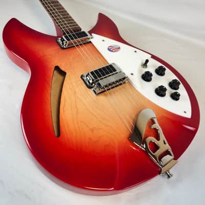 Rickenbacker 330 Fireglo, RW FB, 21 Fret, Gotoh Tuners, w/HSC image 11