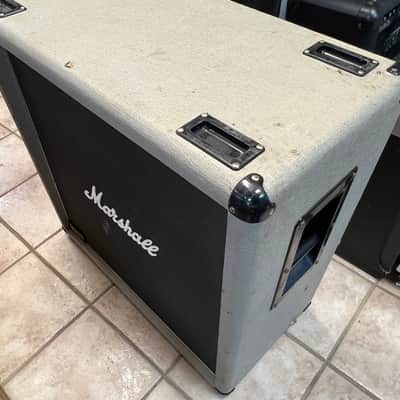 1987 Marshall 25/50 2551B Silver Jubilee 4x12 Straight Speaker Cabinet image 5
