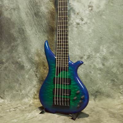 Tune TWB-6 EX Quilted Maple Top Blue Green Burst -Free Shipping* image 2