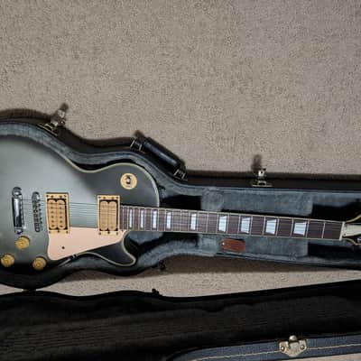 Vintage Cort Les Paul 1980's - Silver Burst Guitar with Hard Case image 7