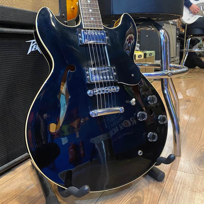 Yamaha SA-1100 MIJ Japan Semi Hollow 80s - Black image 1
