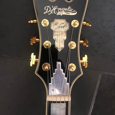 D'Angelico Left Handed Premier EXL-1 Hollow Body Electric Guitar- Nature - Nature / Blonde image 2