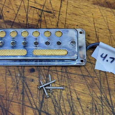 Vintage 1962 Audition Zenon Japan Gold Foil Electric Guitar Single Coil Bridge Pickup Original Installation ScrewsLuthier Parts #3 image 1