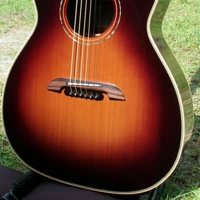 2011 K Yairi WY-1SB Electric Acoustic Guitar with cutaway+Hard Case etc. image 2