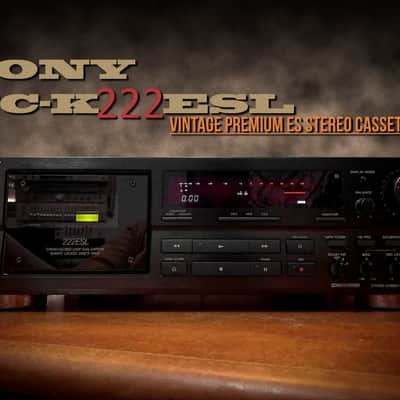 SONY TC-K222ESL 🌈RaRe🌈 Vintage Stereo Cassette Deck image 1