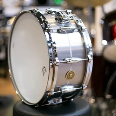 Gretsch G4164SA 6.5x14 USA Solid 3mm Aluminum Snare Drum image 2