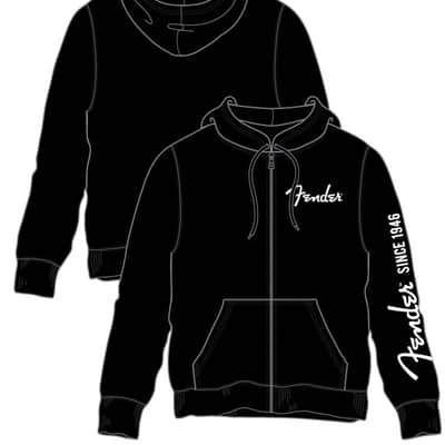 Fender Sweatshirt Zip Capuche Noir taille S image 1