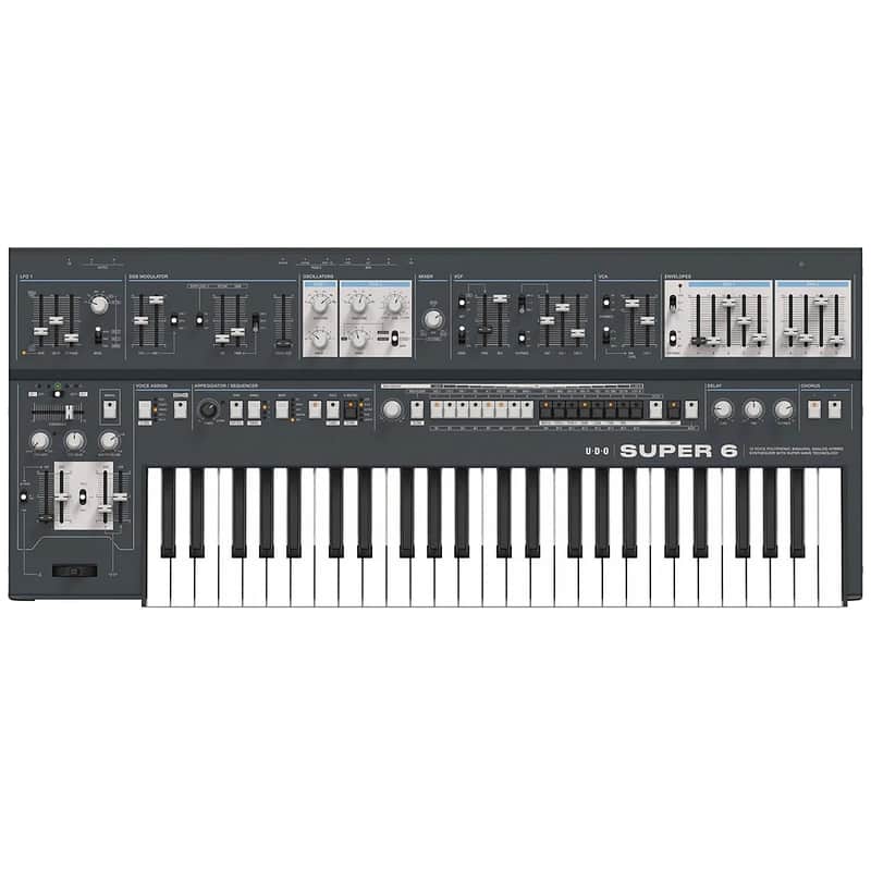 UDO Audio Super 6 12-Voice Polyphonic Binaural Analog-Hybrid Synthesizer image 2