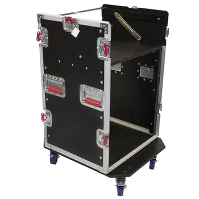 Gator G-TOUR 10X12 PU G-Tour 10U Top 12U Side Road Pop-Up Console Rack Case image 4