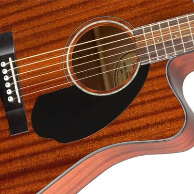 Fender CD-60SCE All Mahogany Dreadnought Acoustic Guitar image 7