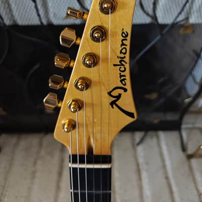 Marchione Solidbody Electric Guitar 2006 – Quilted Maple Top, Gold Hardware, Custom Pickups – Boutique USA image 6