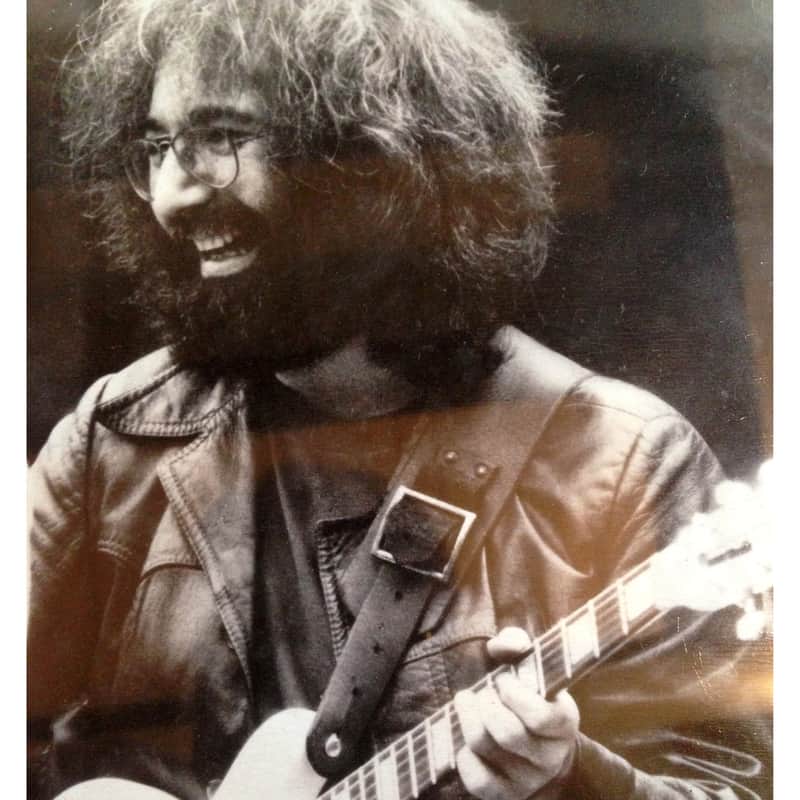 New Jerry Garcia Replica Guitar Strap All Leather-Jeri Hart Straps image 1