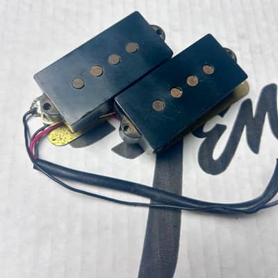 1972 Fender Precision Bass All Original Vintage P Bass Pickup Set W/ Pickup Shield Ground Plate image 1