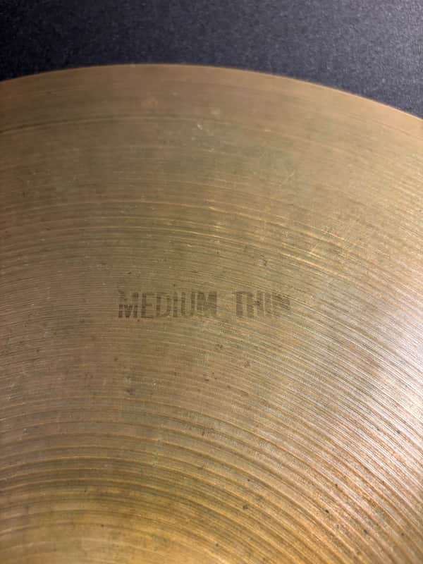 Zildjian 18” A Series Medium Thin Crash Cymbal 1426g (RARE + Vintage 1963-1969) image 1