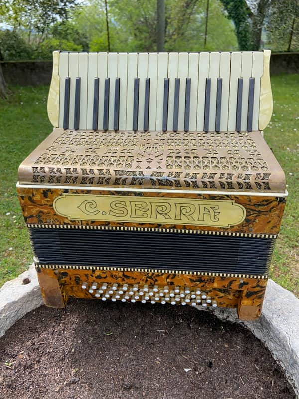 RARE! Old mid 1950 Clemente Serra Piano Accordion image 1