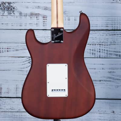 Fender Limited Edition American Performer Timber Stratocaster Electric Guitar | Mocha Sassafras image 2