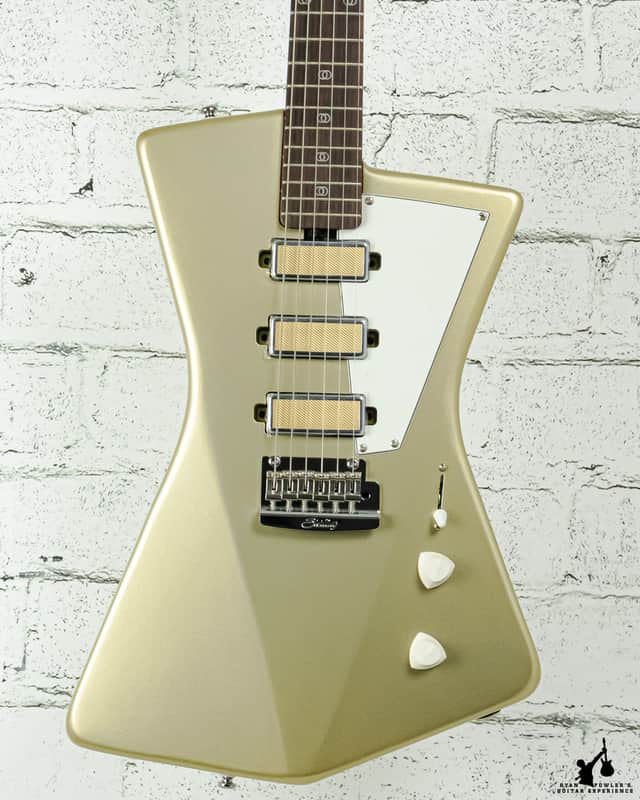 Sterling By Music Man St. Vincent Goldie Electric Guitar - Cashmere image 1