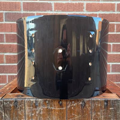 1960s Ludwig 9x13 Pre-Serial Super Classic Tom Drum Shell Black image 3