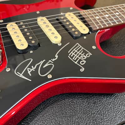 Ibanez FRM100-TR Paul Gilbert Signature Fireman 2016 - Transparent Red; SIGNED by Paul Gilbert image 6