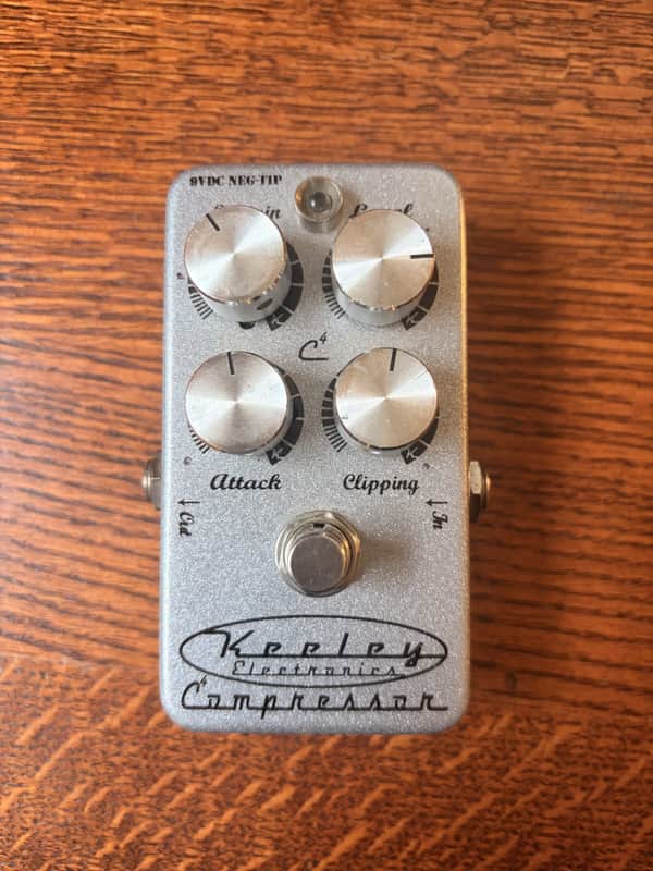 Keeley C4 4-Knob Compressor 2010s - Silver image 1