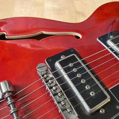 Rare early 70‘s Framus Caravelle 5/117 in cherry finish image 9
