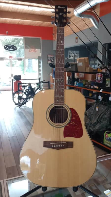Ibanez Artwood Series AW40-NT Acoustic Guitar - Gorgeous “Vine of Life” Inlay image 1