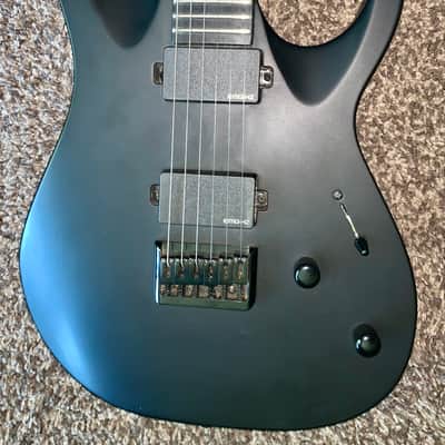 Washburn PX-SOLAR 160c  Black  Matte w/   SG381 MG-T & EMG-HZ Electric guitar tkl gigbag  (Ola Englund) image 4