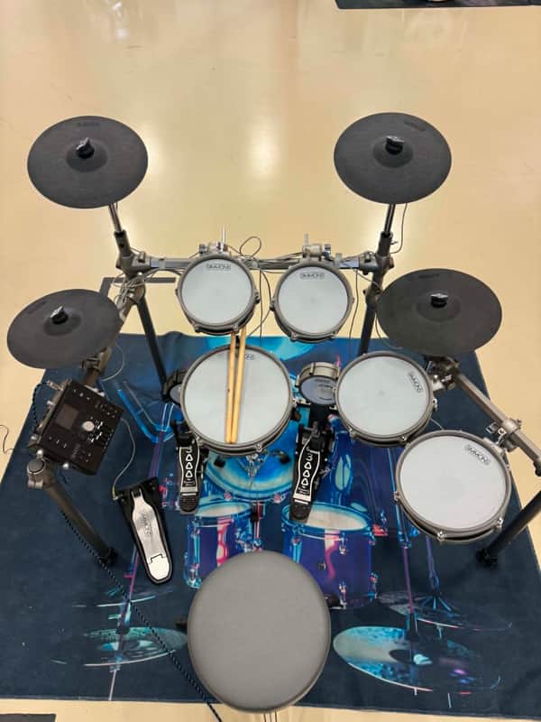 Used Simmons SD1250 Electric Drum Set-Double Bass image 1