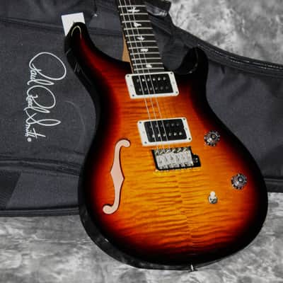 2023 PRS - CE Bolt-On 24 Semi-Hollow - Tri Colored Burst image 1