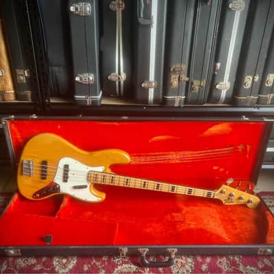 1973 Fender Jazz Bass with Maple Fretboard - Natural - With Original Case image 1