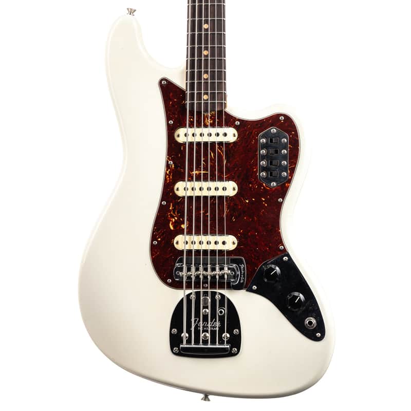 Fender Custom Shop Bass VI Deluxe Closet Classic - Aged Olympic White (737) image 1