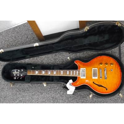 Hamer Artist Custom '59 Sunburst Semi Hollow Body Cherry Burst 1996 image 3