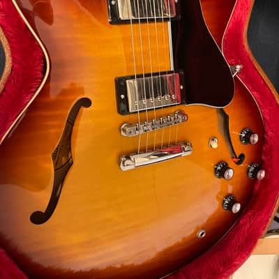 2022 Gibson ES-335 Figured Iced Tea Burst image 2