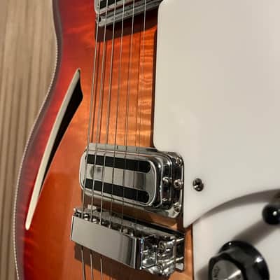Rickenbacker 381/V69 2009 - Fireglo with OHSC. image 4