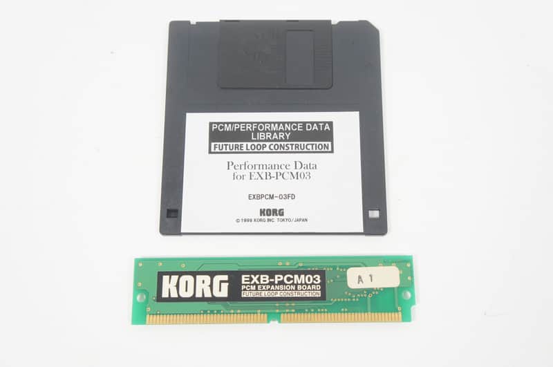 KORG EXB-PCM03 Future Loop Construction PCM Expansion Board w/ Floppy Disk image 1