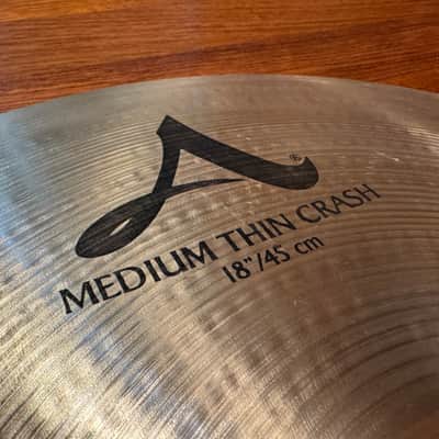 Zildjian 18" A Series Medium Thin Crash Cymbal 2013 - Present - Traditional image 3