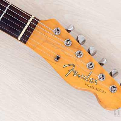 1990 Fender Telecaster Custom '62 Vintage Reissue TL62B-650 Sunburst w/ Case, Japan MIJ Fujigen imagen 4