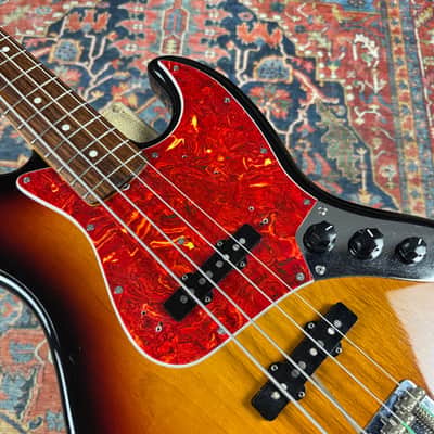 1962 Fender Jazz Bass Reissue Model JB62-80 Alder USA Pickups - 1993 image 7