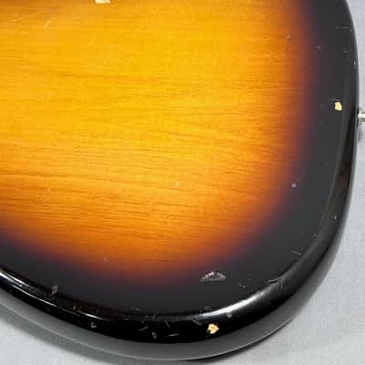 '80's Squier Bullet Bass B-34 3-Color Sunburst image 13